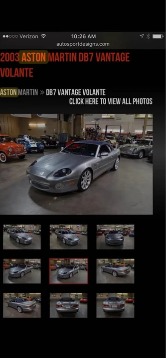2003 Aston Martin DB7 Vantage - Image 7 of 8