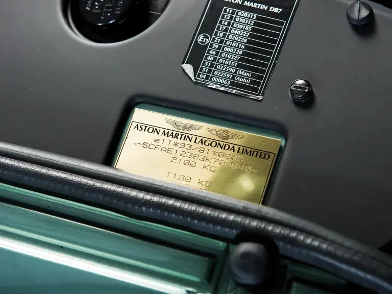 2003 Aston Martin DB7 Zagato - Image 29 of 30