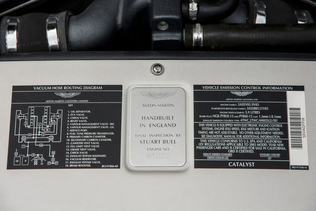 2003 Aston Martin Vanquish 1st Gen - Image 8 of 31