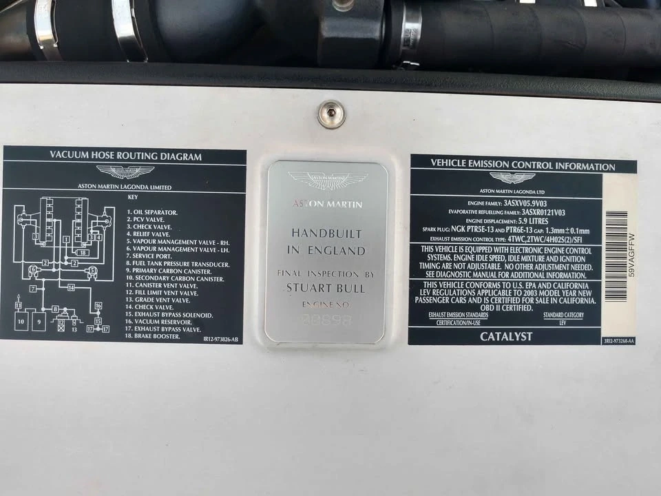 2003 Aston Martin Vanquish 1st Gen - Image 19 of 20
