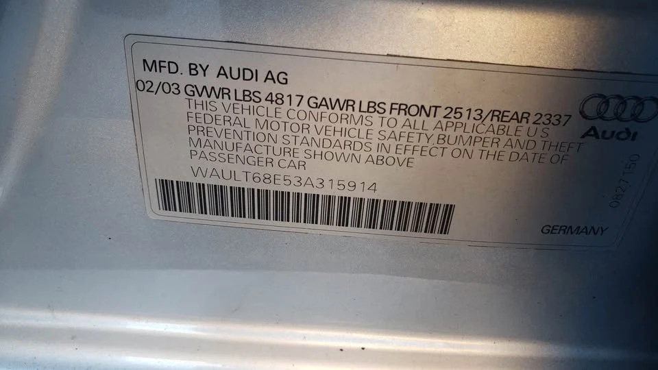 2003 Audi B6 A4 - Image 5 of 13