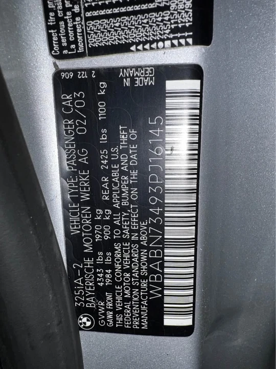 2003 BMW E46 3 Series - Image 12 of 15
