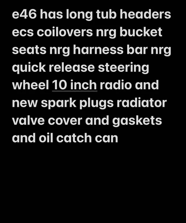 2003 BMW E46 3 Series - Image 7 of 7