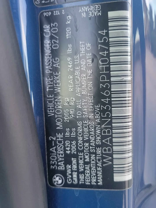 2003 BMW E46 330i & 330Ci - Image 10 of 10