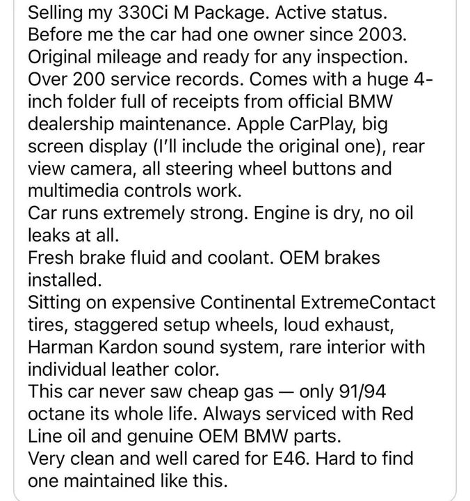 2003 BMW E46 3 Series - Image 20 of 20