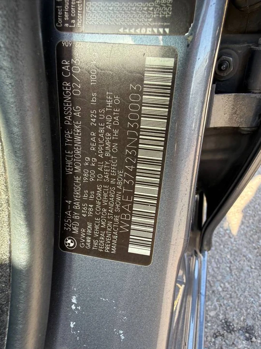 2003 BMW E46 3 Series - Image 18 of 21