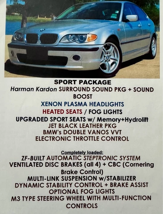 2003 BMW E46 330i & 330Ci - Image 10 of 10