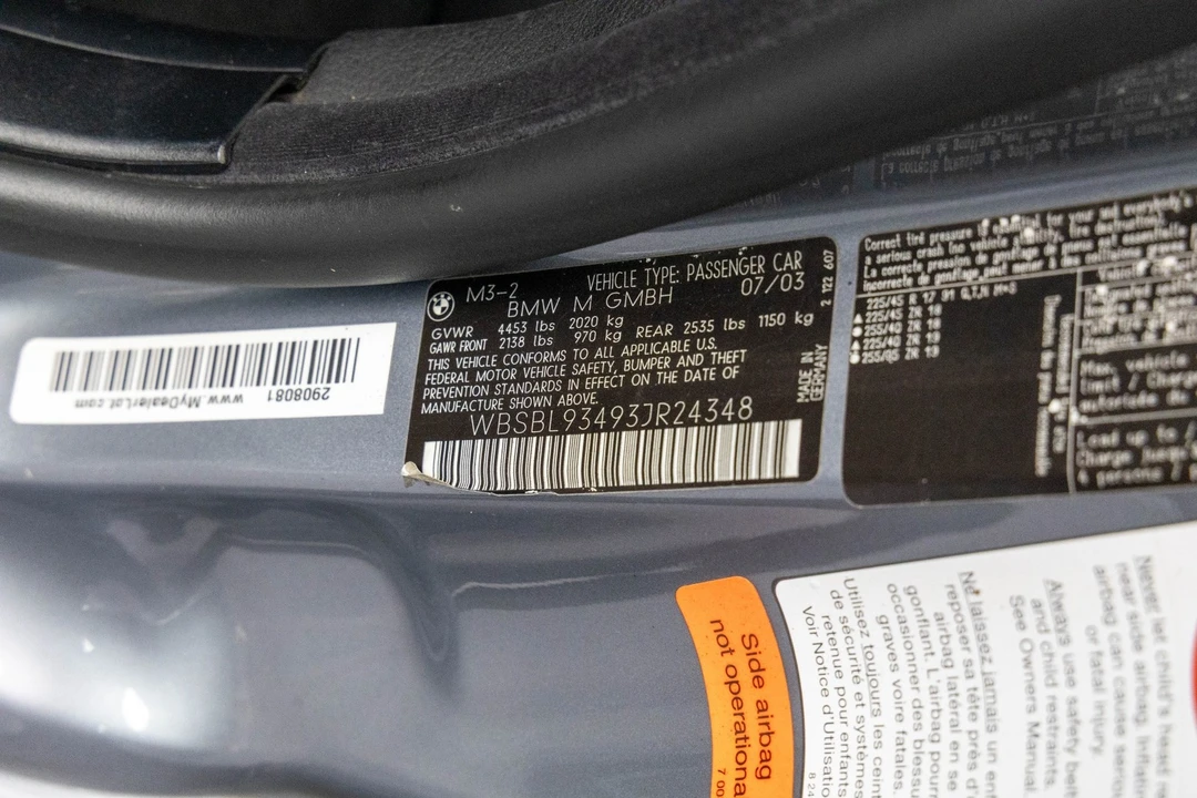 2003 BMW E46 M3 - Image 16 of 21