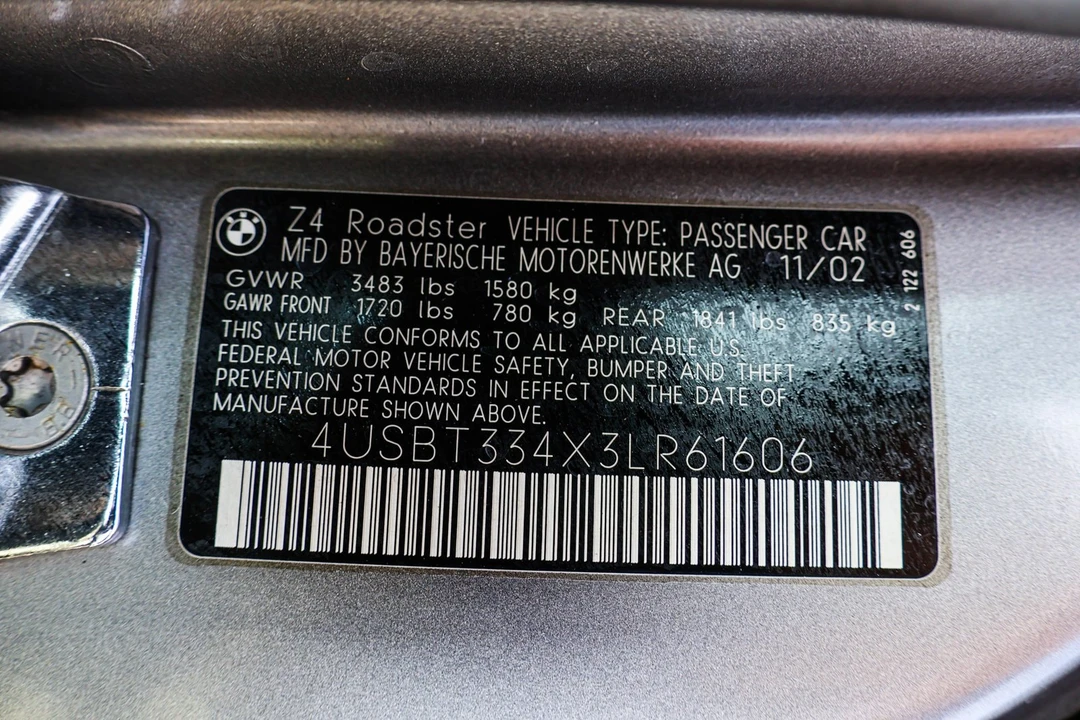 2003 BMW E85 Z4 Roadster - Image 21 of 21