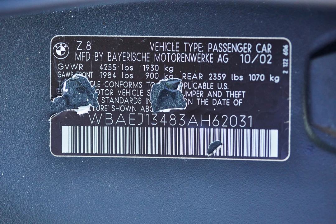 2003 BMW Z8 - Image 26 of 31