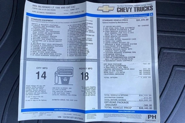 2003 Chevrolet Silverado 1st Gen - Image 8 of 8
