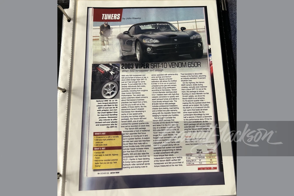 2003 Dodge Viper 3rd Gen - Image 7 of 15