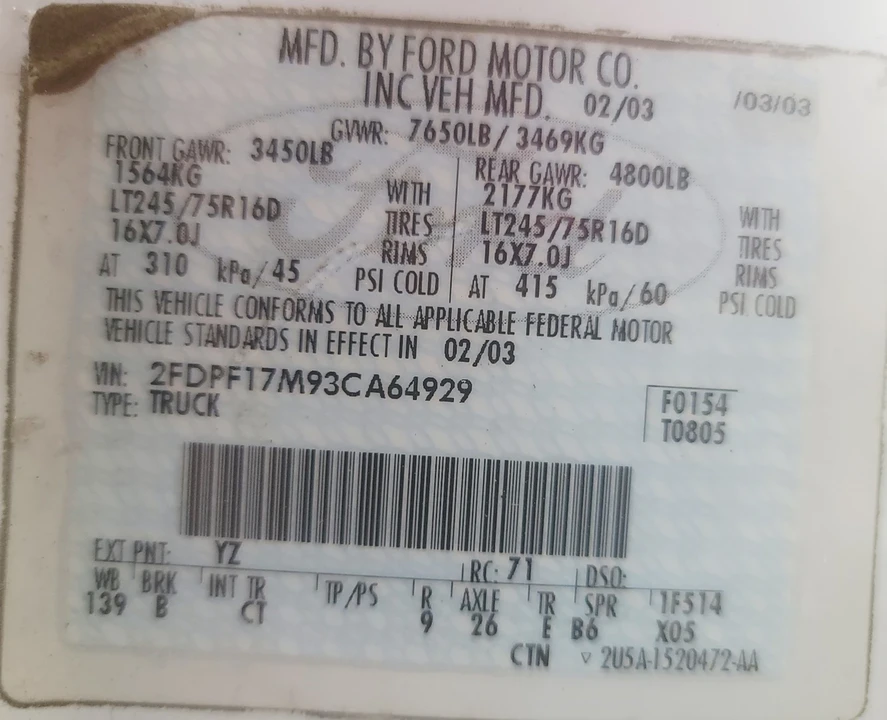 2003 Ford F-150 10th Gen - Image 10 of 20