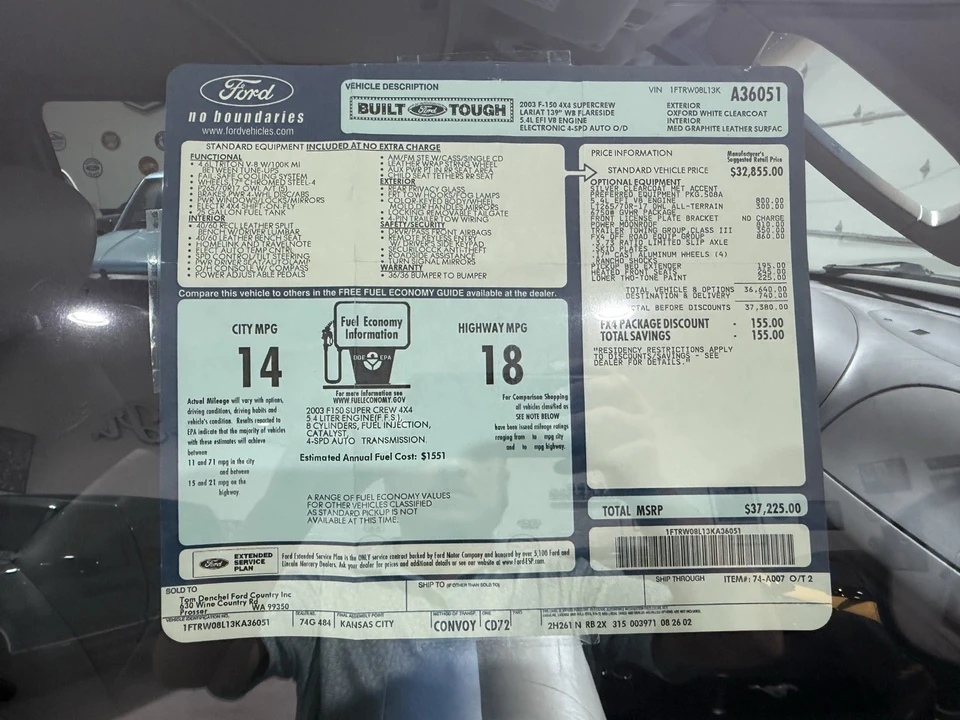 2003 Ford F-150 10th Gen - Image 18 of 31
