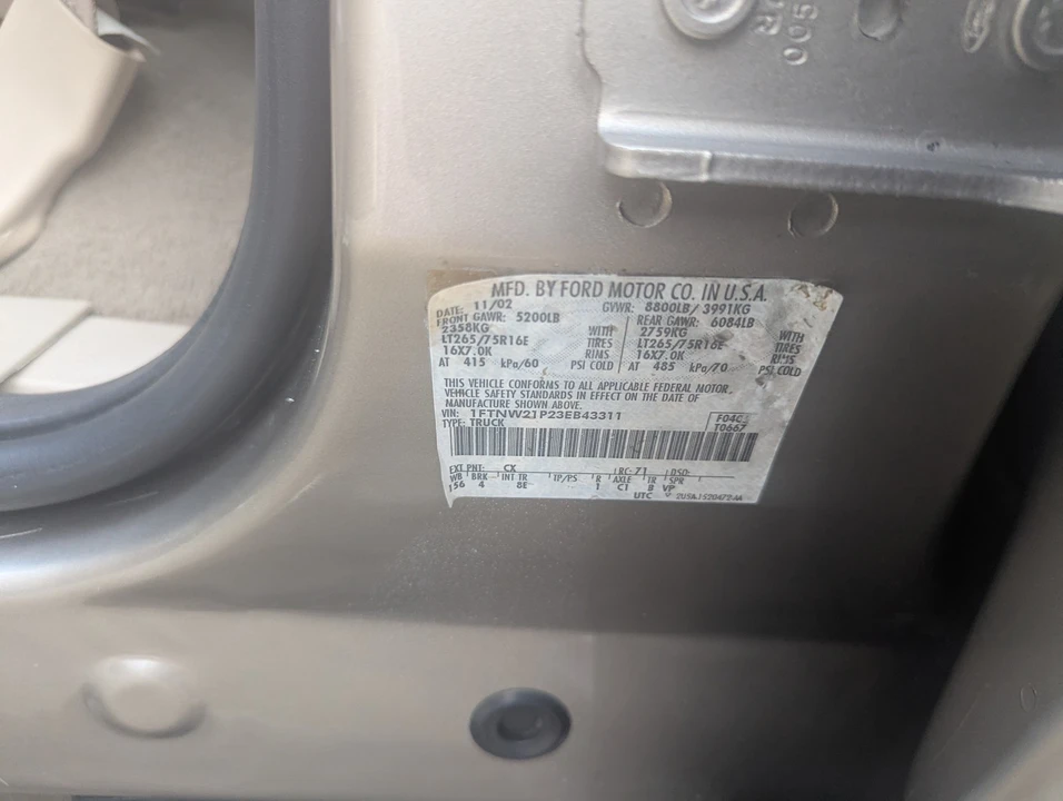 2003 Ford Super Duty 1st Gen - Image 17 of 17