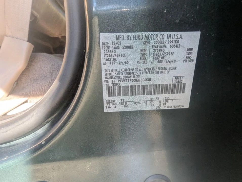 2003 Ford Super Duty 1st Gen - Image 18 of 18