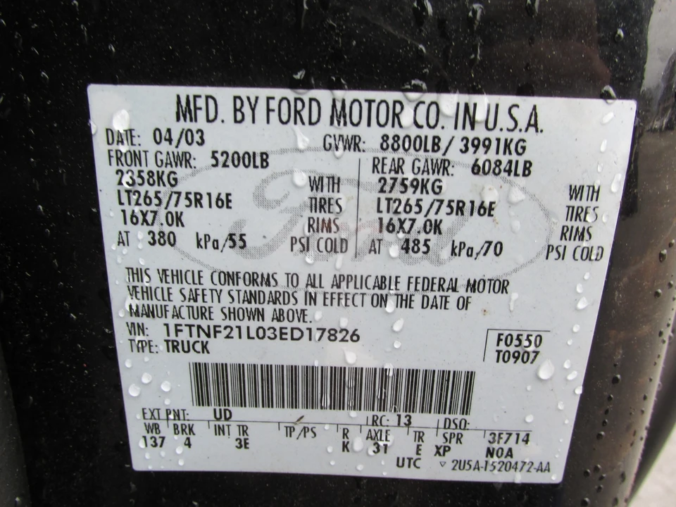 2003 Ford Super Duty 1st Gen - Image 18 of 20