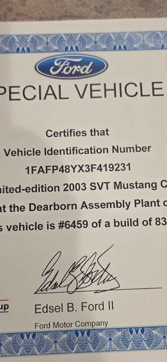 2003 Ford SN95 Mustang Cobra - Image 20 of 20