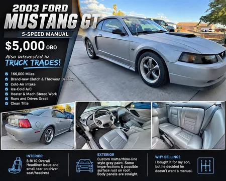 2003 Ford Mustang GT Coupe 2D