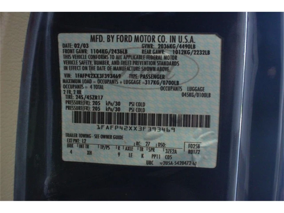 2003 Ford SN95 Mustang - Image 15 of 15