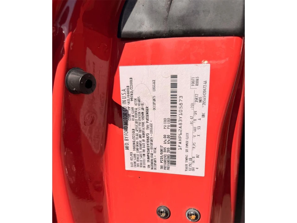 2003 Ford Thunderbird 11th Gen - Image 29 of 31
