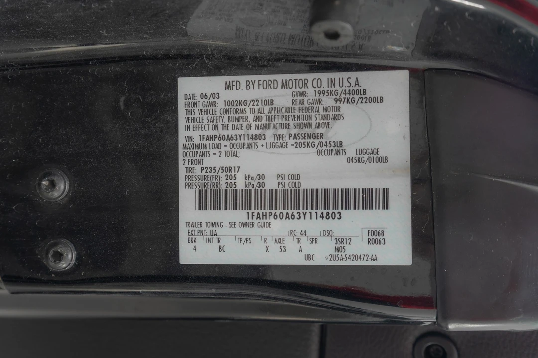2003 Ford Thunderbird 11th Gen - Image 21 of 21