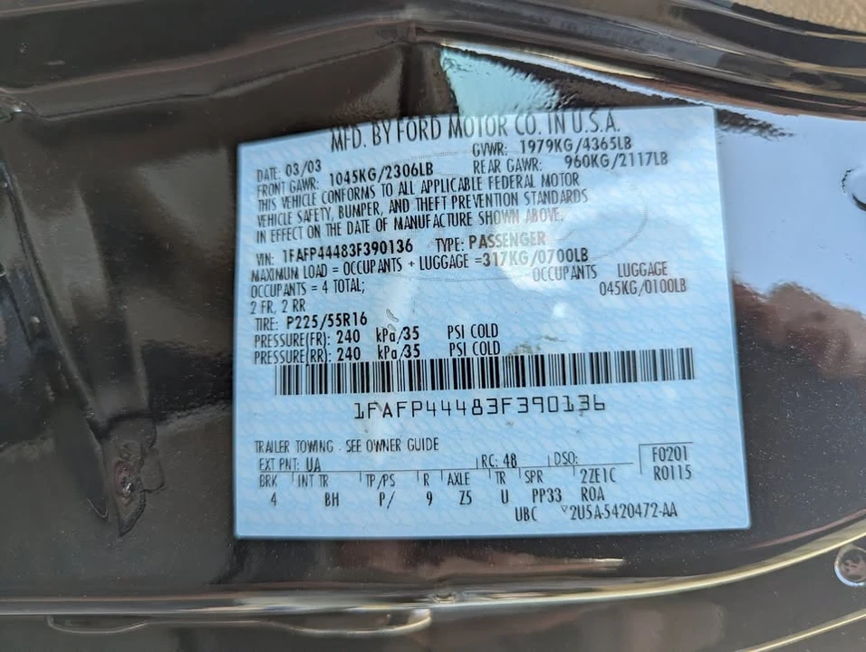2003 Ford SN95 Mustang - Image 18 of 19