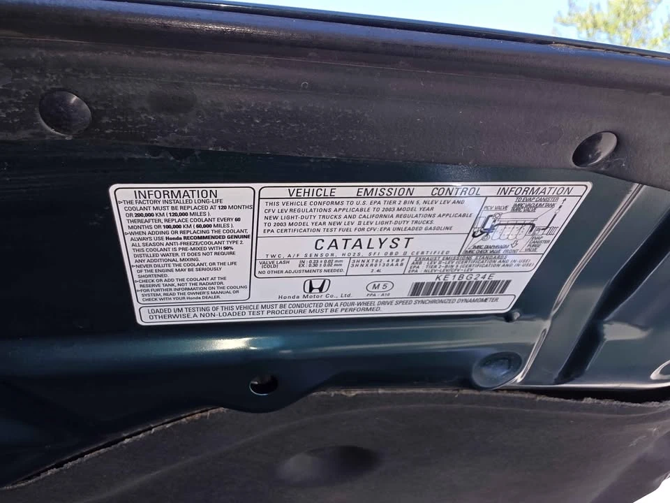 2003 Honda CR-V 2nd Gen - Image 11 of 18