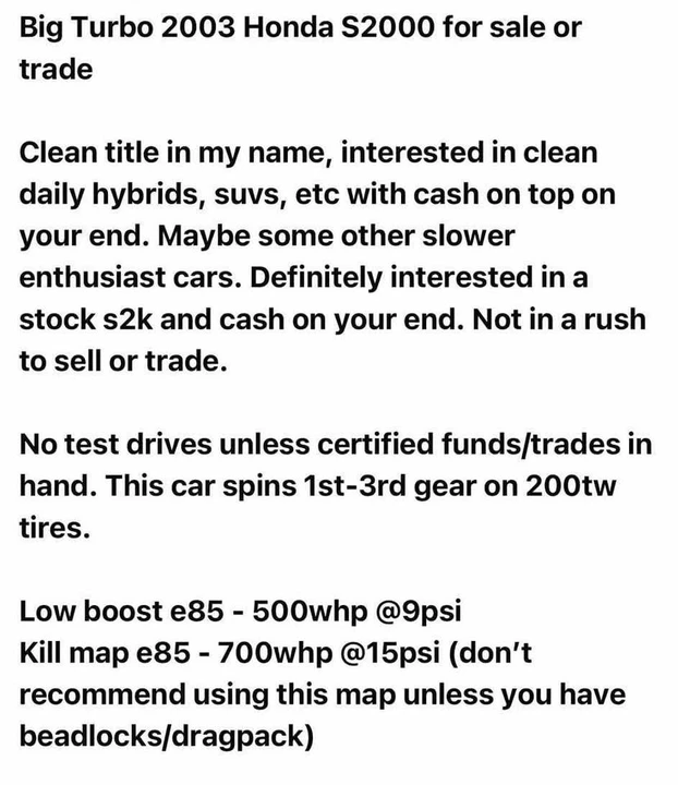 2003 Honda AP1 S2000 - Image 10 of 10