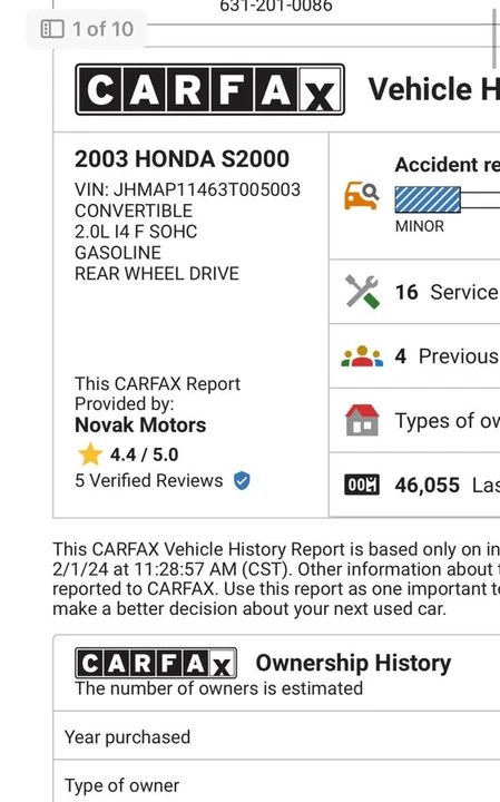 2003 Honda AP1 S2000 - Image 14 of 16