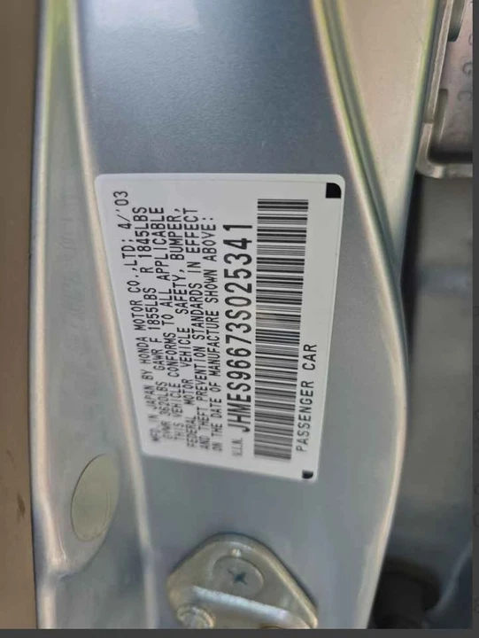 2003 Honda Civic 7th Gen - Image 9 of 17