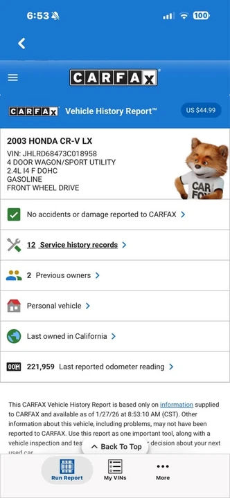 2003 Honda CR-V 2nd Gen - Image 14 of 20