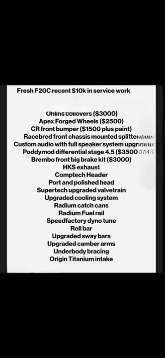 2003 Honda AP1 S2000 - Image 16 of 16