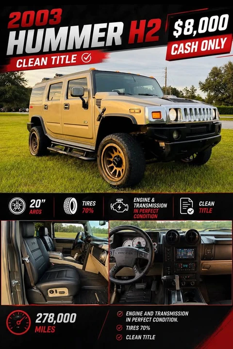 2003 Hummer Hummer H2 - Image 12 of 15