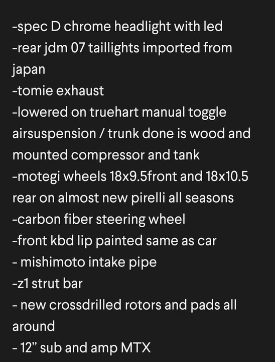 2003 Infiniti G35 3rd Gen - Image 9 of 9