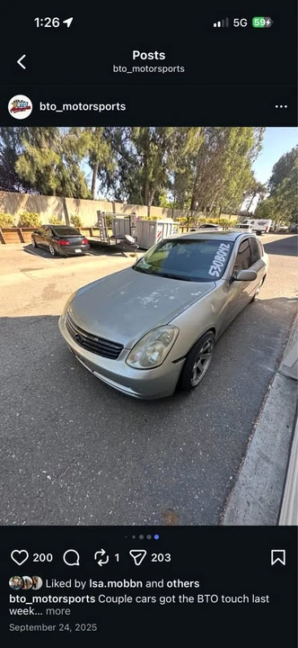 2003 Infiniti G35 3rd Gen - Image 2 of 2