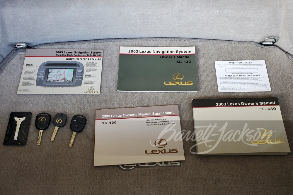 2003 Lexus SC430 - Image 10 of 12