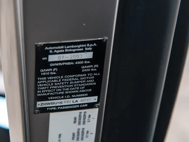 2003 Lamborghini Murcielago - Image 27 of 27