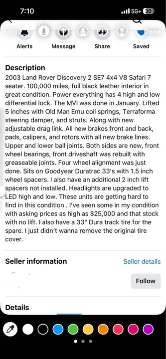 2003 Land Rover Discovery 2nd Gen - Image 4 of 12