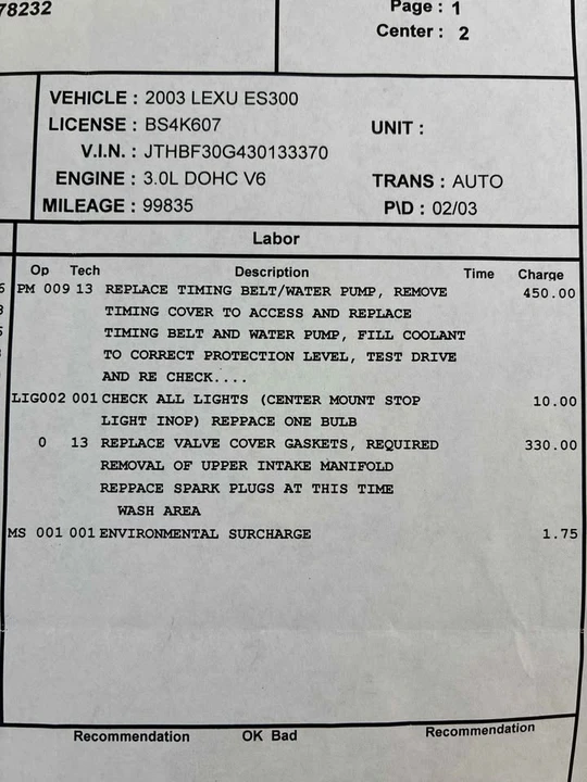 2003 Lexus ES 3rd Gen - Image 11 of 11