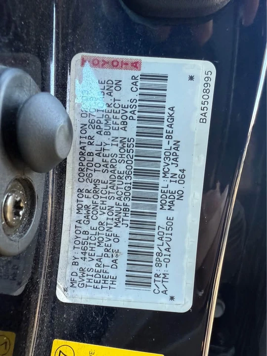 2003 Lexus ES 4th Gen - Image 17 of 19