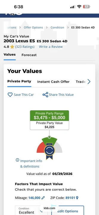 2003 Lexus ES 4th Gen - Image 9 of 9