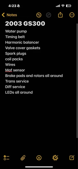 2003 Lexus GS 2nd Gen - Image 7 of 7