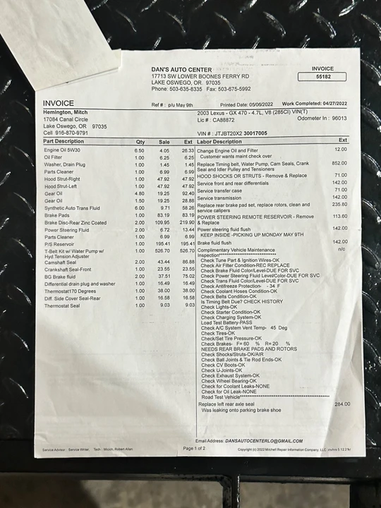 2003 Lexus GX 1st Gen - Image 13 of 21