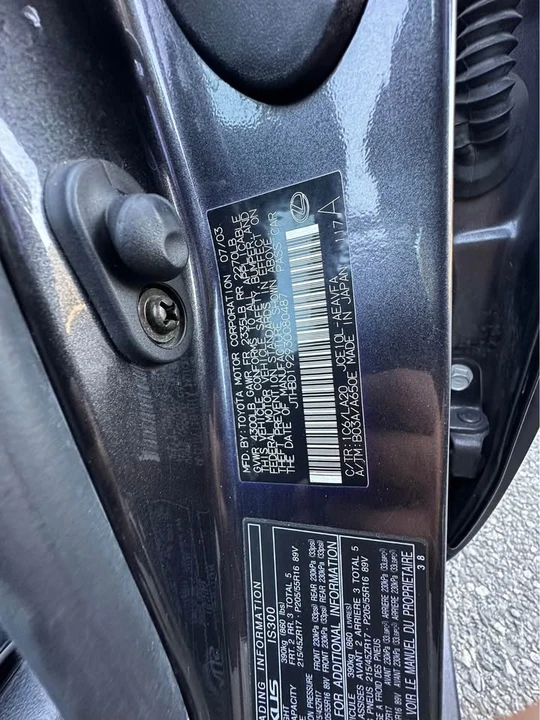 2003 Lexus IS 1st Gen - Image 7 of 20