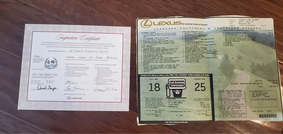 2003 Lexus IS 1st Gen - Image 11 of 13