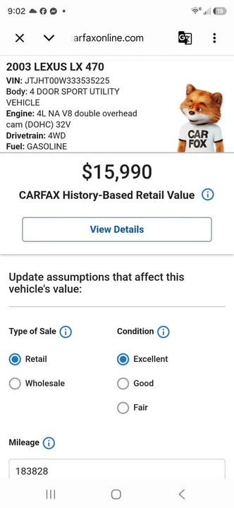 2003 Lexus LX 2nd Gen - Image 19 of 19
