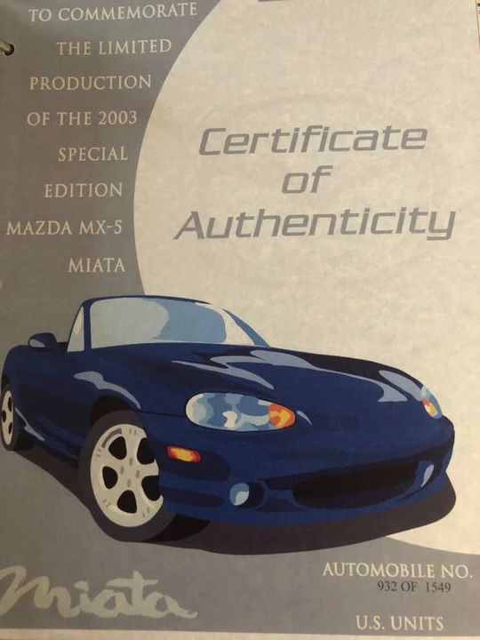 2003 Mazda NB MX-5 Miata - Image 3 of 8