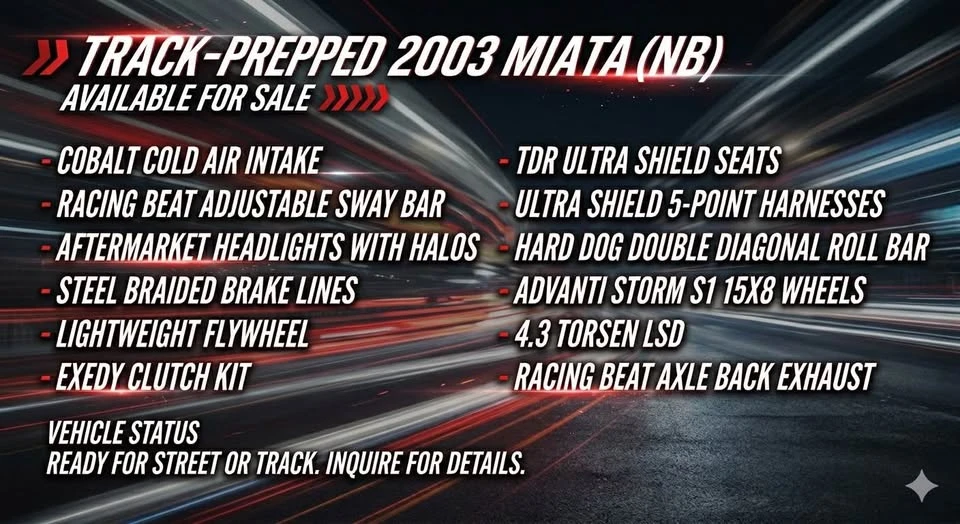2003 Mazda NB MX-5 Miata - Image 14 of 14
