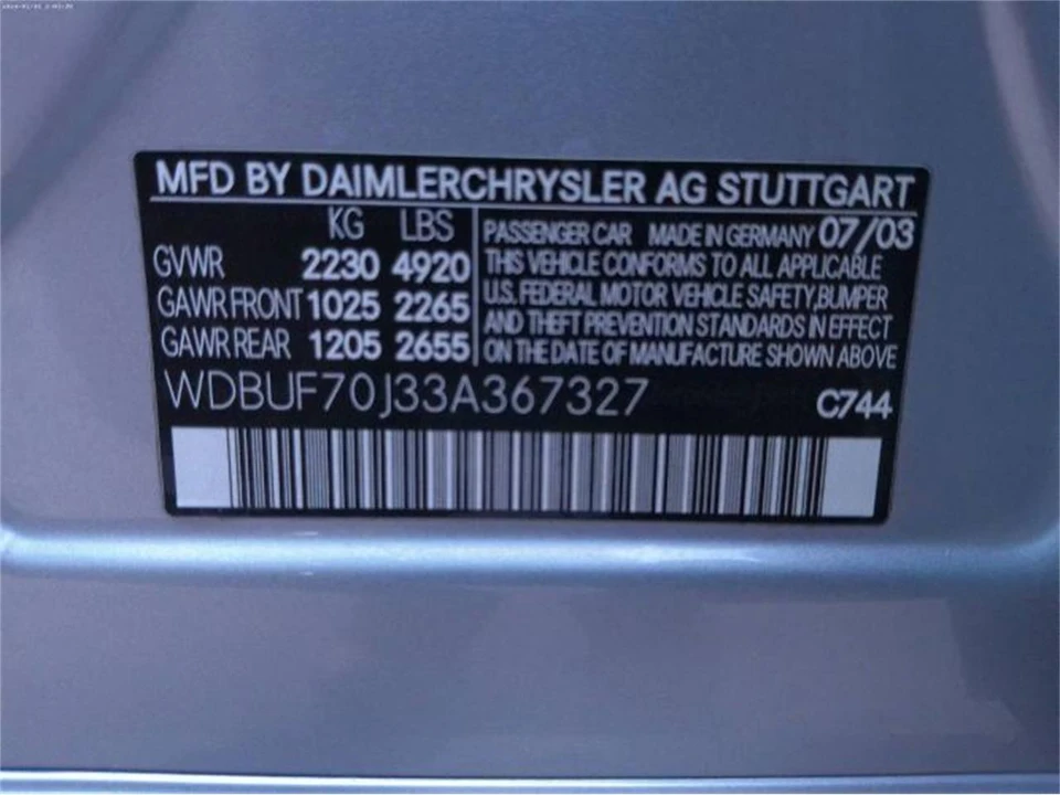 2003 Mercedes-Benz W211 E-Class - Image 3 of 17
